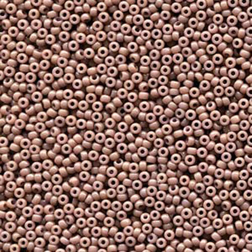 Miyuki 15/0 Rocaille Bead - 15-94455 - Duracoat Opaque Dyed Grey - 125gm Bag