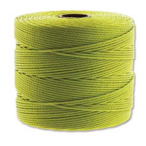 S-Lon Fine Twist Bead / Macrame Cord (TEX135) - Chartreuse - SL135-CT