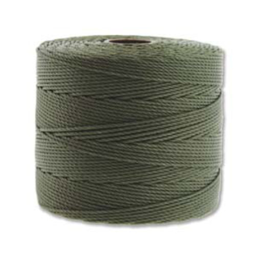 S-Lon Fine Twist Bead / Macrame Cord (TEX135) - Olive - SL135-OL