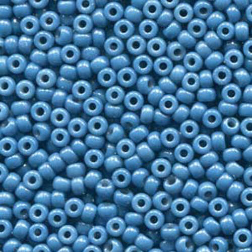 Miyuki 8/0 Rocaille Bead - 8-94485 - Duracoat Opaque Dyed Dark Blue - 125gm Bag