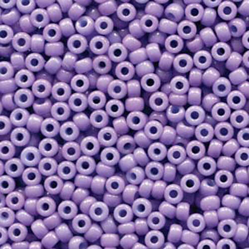 Miyuki 8/0 Rocaille Bead - 8-94486 - Duracoat Opaque Dyed Lilac - 125gm Bag