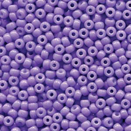 Miyuki 8/0 Rocaille Bead - 8-94488 - Duracoat Opaque Dyed Pale Purple - 125gm Bag