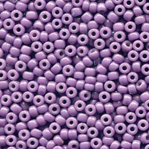 Miyuki 8/0 Rocaille Bead - 8-94489 - Duracoat Opaque Dyed Purple - 125gm Bag