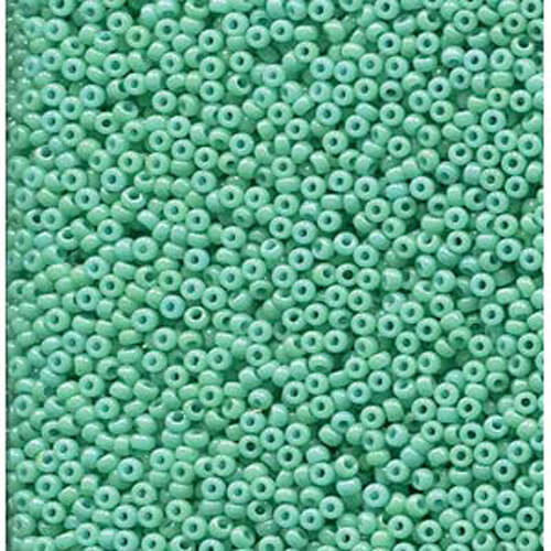 Miyuki 15/0 Rocaille Bead - 15-94475 - Duracoat Opaque Dyed Turquoise - 125gm Bag