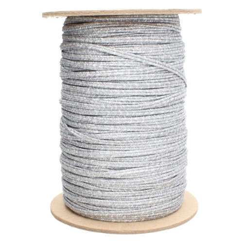 3mm Matte Silver Rayon Soutache - ST1620 - 144 Yard Roll