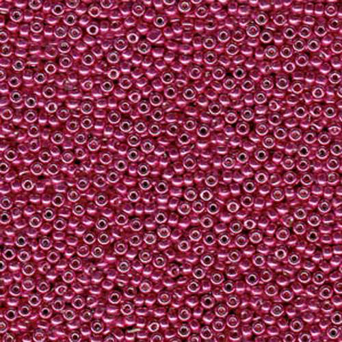 Miyuki 15/0 Rocaille Bead - 15-94211 - Duracoat Galvanized Light Cranberry - 50gm Bag