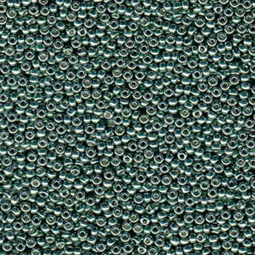 Miyuki 15/0 Rocaille Bead - 15-94215 - Duracoat Galvanized Sea Green - 50gm Bag