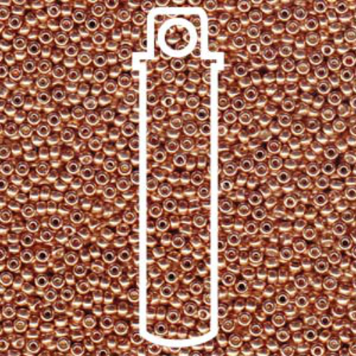 Miyuki 15/0 Rocaille Bead - 15-94206 - Duracoat Galvanized Muscat - 8.2gm Tube