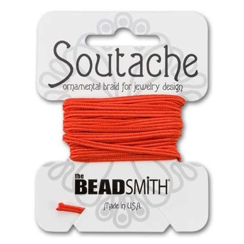 Soutache Rayon Cord - 3yd Card - Saffron - ST1270-3-R
