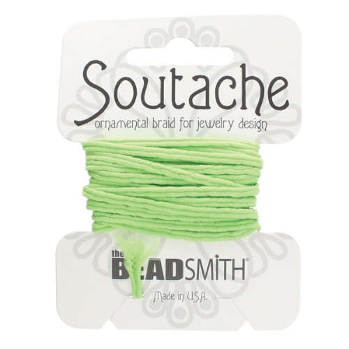 3mm Green Rayon Soutache - ST1530 - 3 Yards