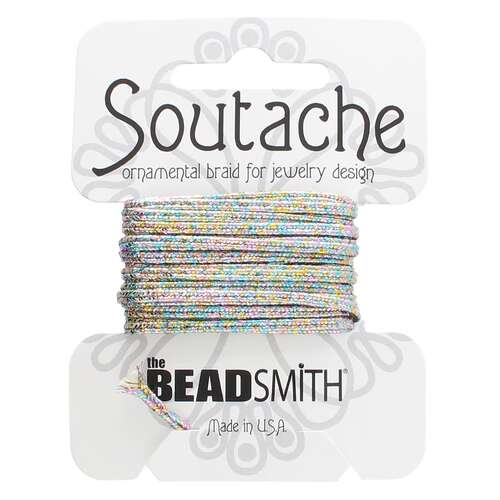 3mm Rainbow Rayon Soutache - ST1660 - 3 Yards