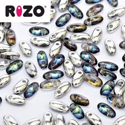 Rizo 2.5mm x 6mm - RZ256-00030-29636 - Crystal Bermuda Blue - 100gm Bag