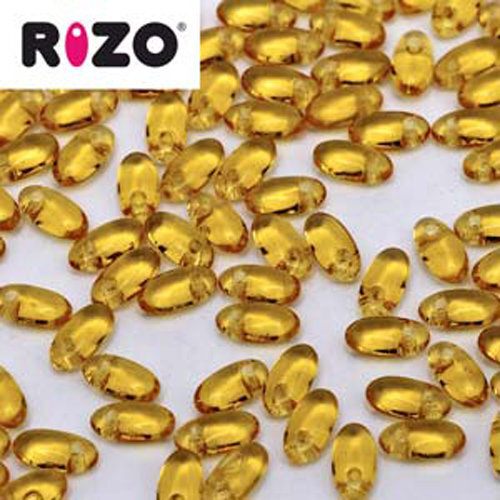 Rizo 2.5mm x 6mm - RZ256-10060 - Topaz - 100gm Bag