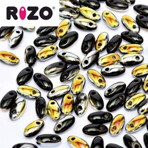 Rizo 2.5mm x 6mm - RZ256-23980-28001 - Jet Marea - 100gm Bag
