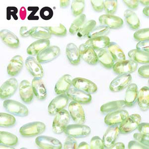 Rizo 2.5mm x 6mm - RZ256-50510-28701 - Peridot AB - 100gm Bag