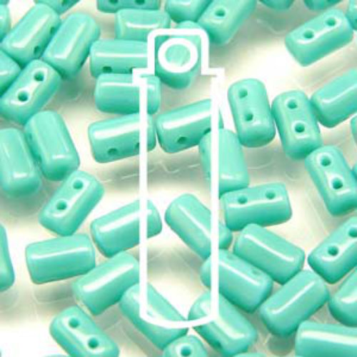 Rulla 3mm x 5mm - RUL3563130 - Opaque Turquoise Green - 22gm Tube