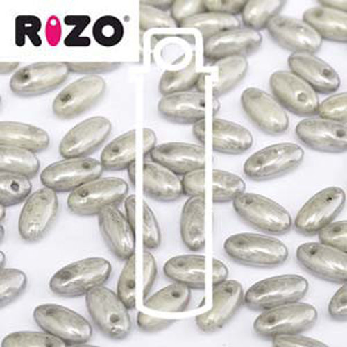 Rizo 2.5mm x 6mm - RZ256-03000-14449 - Grey Luster - 22gm Tube