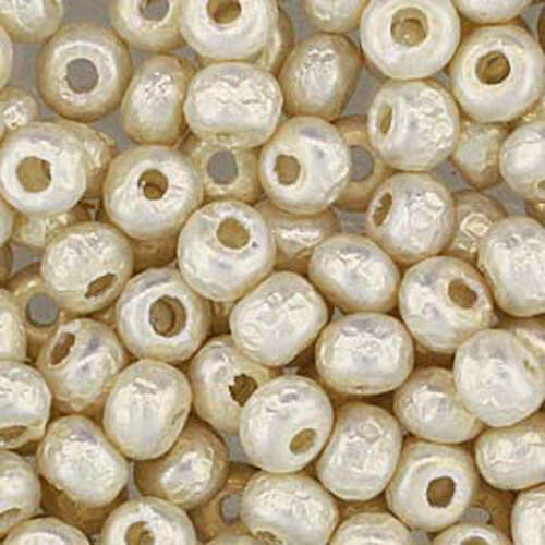 Miyuki 6/0 Rocaille Bead - 6-93951 - Baroque Pearl White - 50gm Bag