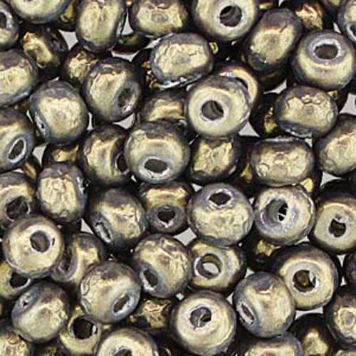 Miyuki 6/0 Rocaille Bead - 6-93957 - Baroque Pearl Dark Olive - 50gm Bag