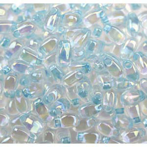 Miyuki 3mm x 5.5mm Long Drop Bead - LDP-269 - Glacier Blue Lined Crysta AB - 250gm Bag