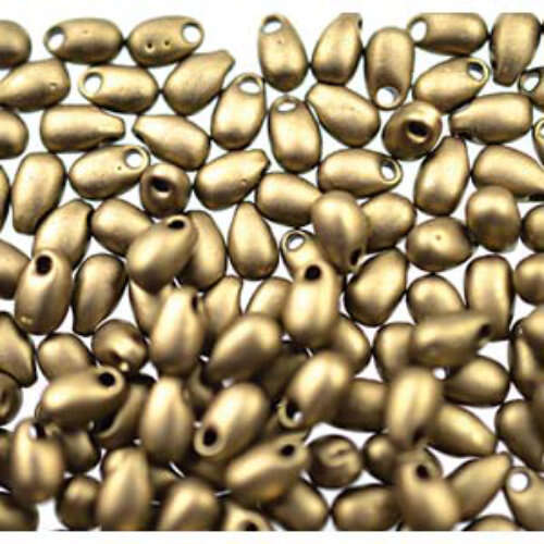 Miyuki 3mm x 5.5mm Long Drop Bead - LDP-2006 - Matte Metallic Dark Bronze - 250gm Bag