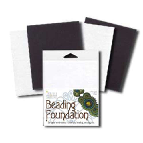 Beading Foundation - 4.25" x 5.5" 2 x White + 2 x Black - BFMX4.5-4