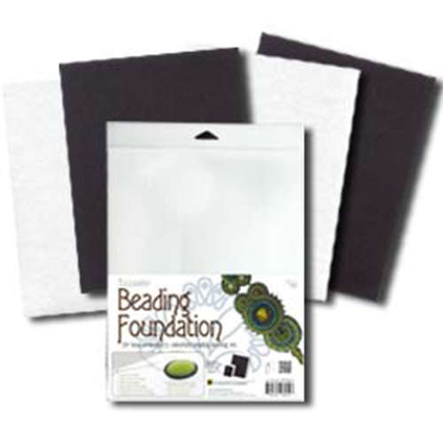 Beading Foundation - 8.5" x 11" 2 x White + 2 x Black - BFMX8.5-4