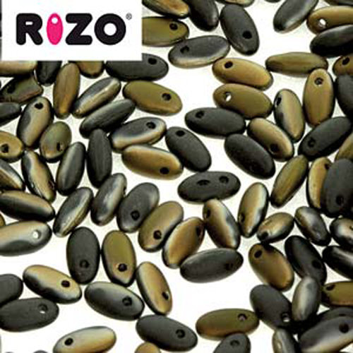 Rizo 2.5mm x 6mm - RZ256-23980-22671 - Matte Jet Valetine - 100gm Bag