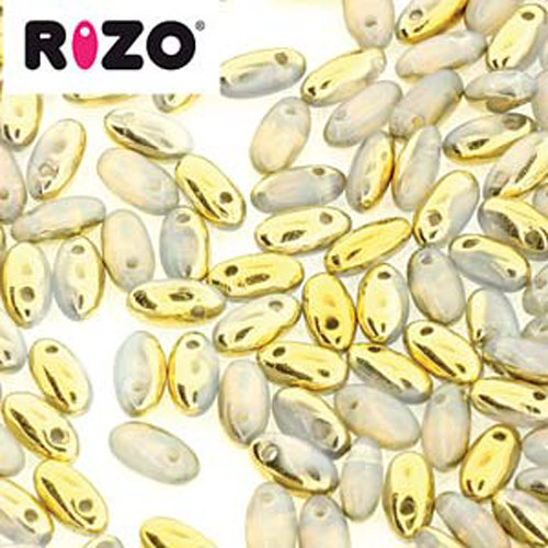 Rizo 2.5mm x 6mm - RZ256-01000-26441 - White Opal Amber - 100gm Bag