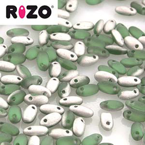 Rizo 2.5mm x 6mm - RZ256-50510-27071 - Matte Peridot Labrador - 100gm Bag
