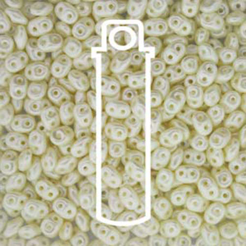 Super Duo 2.5mm x 5mm - DU0525110 - Pastel Light Cream - 22.5gm Tube