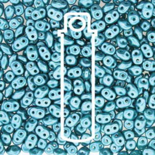 Super Duo 2.5mm x 5mm - DU0525043 - Pastel Emerald - 22.5gm Tube