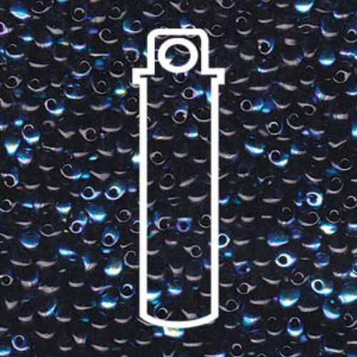 Miyuki 3.4mm Drop Bead - DP-94555 - Transparent Jet AB - 25gm Tube
