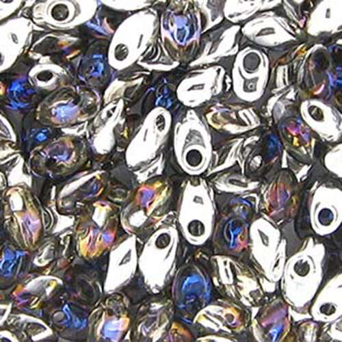 Miyuki 7mm Long Magatama Bead - LMA-4554 - Crystal Helio - 100gm Bag