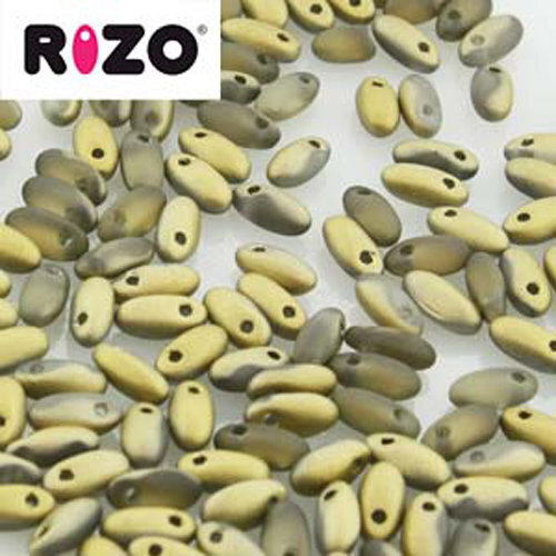 Rizo 2.5mm x 6mm - RZ256-00030-26471 - Matte Crystal Amber - 100gm Bag