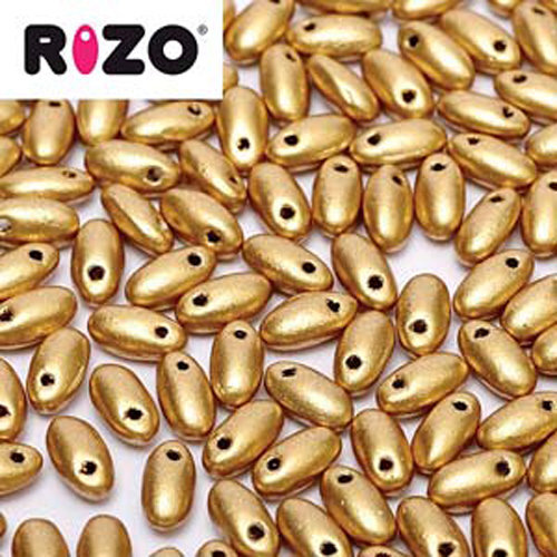 Rizo 2.5mm x 6mm - RZ256-00030-01710 - Aztec Gold - 100gm Bag