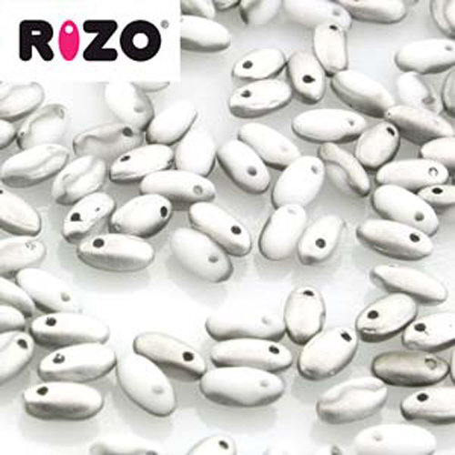 Rizo 2.5mm x 6mm - RZ256-03000-27071 - Chalk White Labrador - 100gm Bag