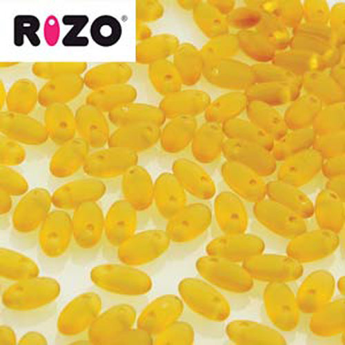 Rizo 2.5mm x 6mm - RZ256-10060-84110 - Matte Topaz - 100gm Bag