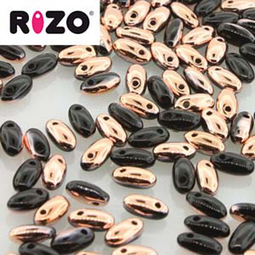 Rizo 2.5mm x 6mm - RZ256-23980-27101 - Jet Capri Gold - 100gm Bag
