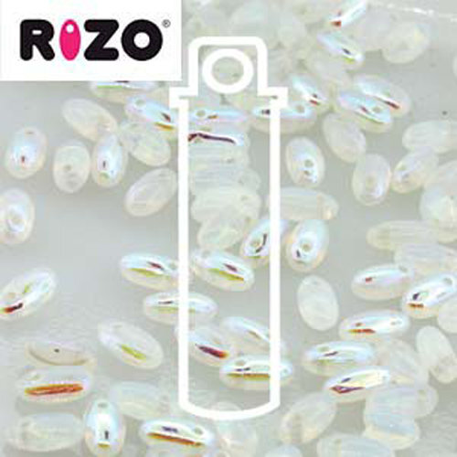 Rizo 2.5mm x 6mm - RZ256-01000-28701 - White Opal AB - 22gm Tube