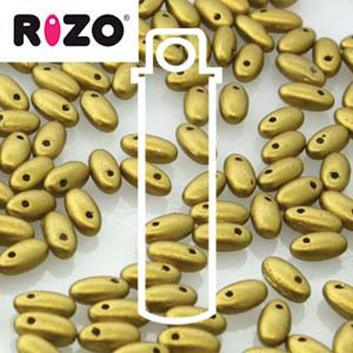 Rizo 2.5mm x 6mm - RZ256-00030-01720 - Olive Gold - 22gm Tube