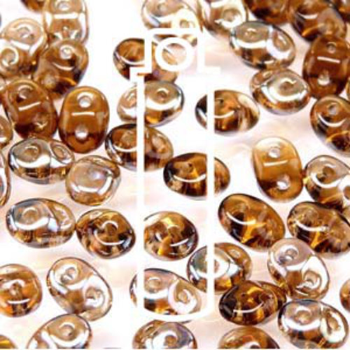 Super Duo 2.5mm x 5mm - DU0510230-22501 - Smoke Topaz Celsian - 22.5gm Tube