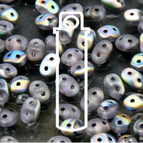 Super Duo 2.5mm x 5mm - DU0520500-28171 - Matte Tanzanite - 22.5gm Tube