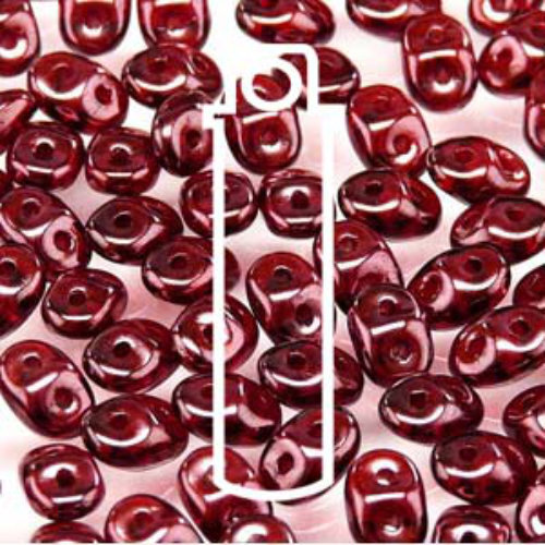 Super Duo 2.5mm x 5mm - DU0590080-15726 - Ruby Vega - 22.5gm Tube