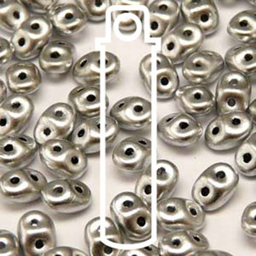 Super Duo 2.5mm x 5mm - DU0500030-01700 - Bronze Aluminium - 22.5gm Tube