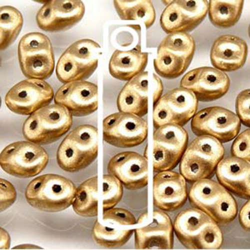 Super Duo 2.5mm x 5mm - DU0500030-01710 - Bronze Pale Gold - 22.5gm Tube