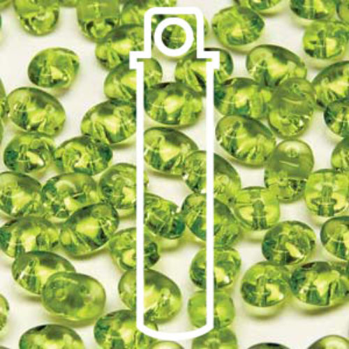 Super Duo 2.5mm x 5mm - DU0550230 - Olivine - 22.5gm Tube