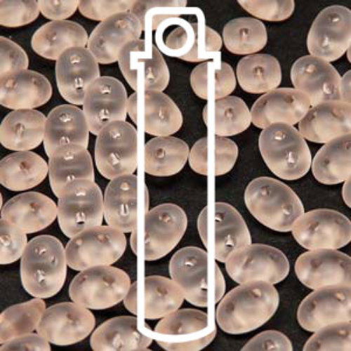 Super Duo 2.5mm x 5mm - DU0570120-84110 - Matte Rosaline - 22.5gm Tube
