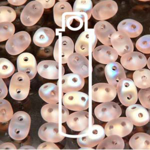 Super Duo 2.5mm x 5mm - DU0570120-28771 - Matte Rosaline AB - 22.5gm Tube