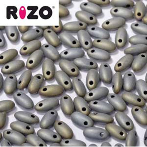 Rizo 2.5mm x 6mm - RZ256-23980-21115 - Matte Jet Brown Iris - 100gm Bag